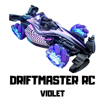 Voiture RC Drift 360° DriftMaster-Fumée Réelle, LED, Son, Télécommande & Bracelet Gestuel