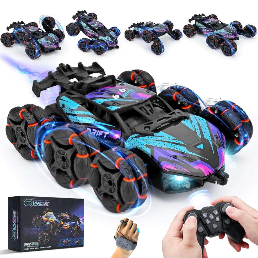 SUV RC Tout-Terrain OffRoadX-Suspension Intégrale, Fumée, LED, Télécomande Puissante