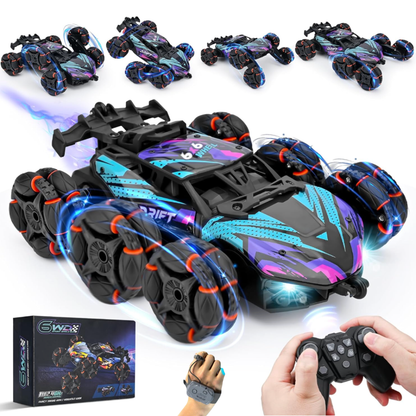 SUV RC Tout-Terrain OffRoadX-Suspension Intégrale, Fumée, LED, Télécomande Puissante