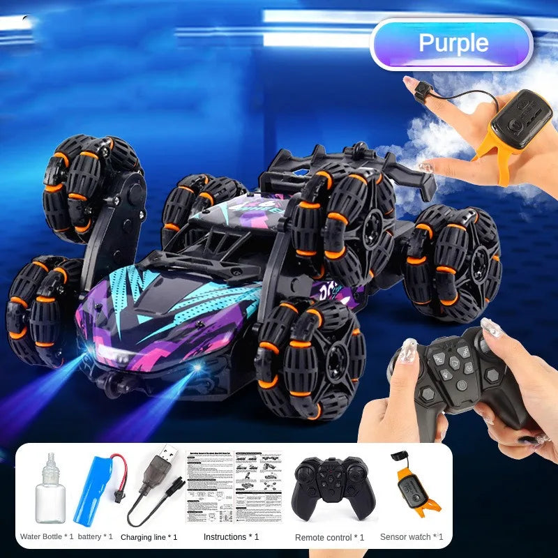 SUV RC Tout-Terrain OffRoadX-Suspension Intégrale, Fumée, LED, Télécomande Puissante