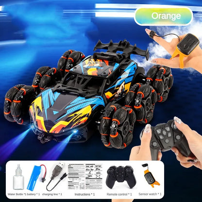 SUV RC Tout-Terrain OffRoadX-Suspension Intégrale, Fumée, LED, Télécomande Puissante